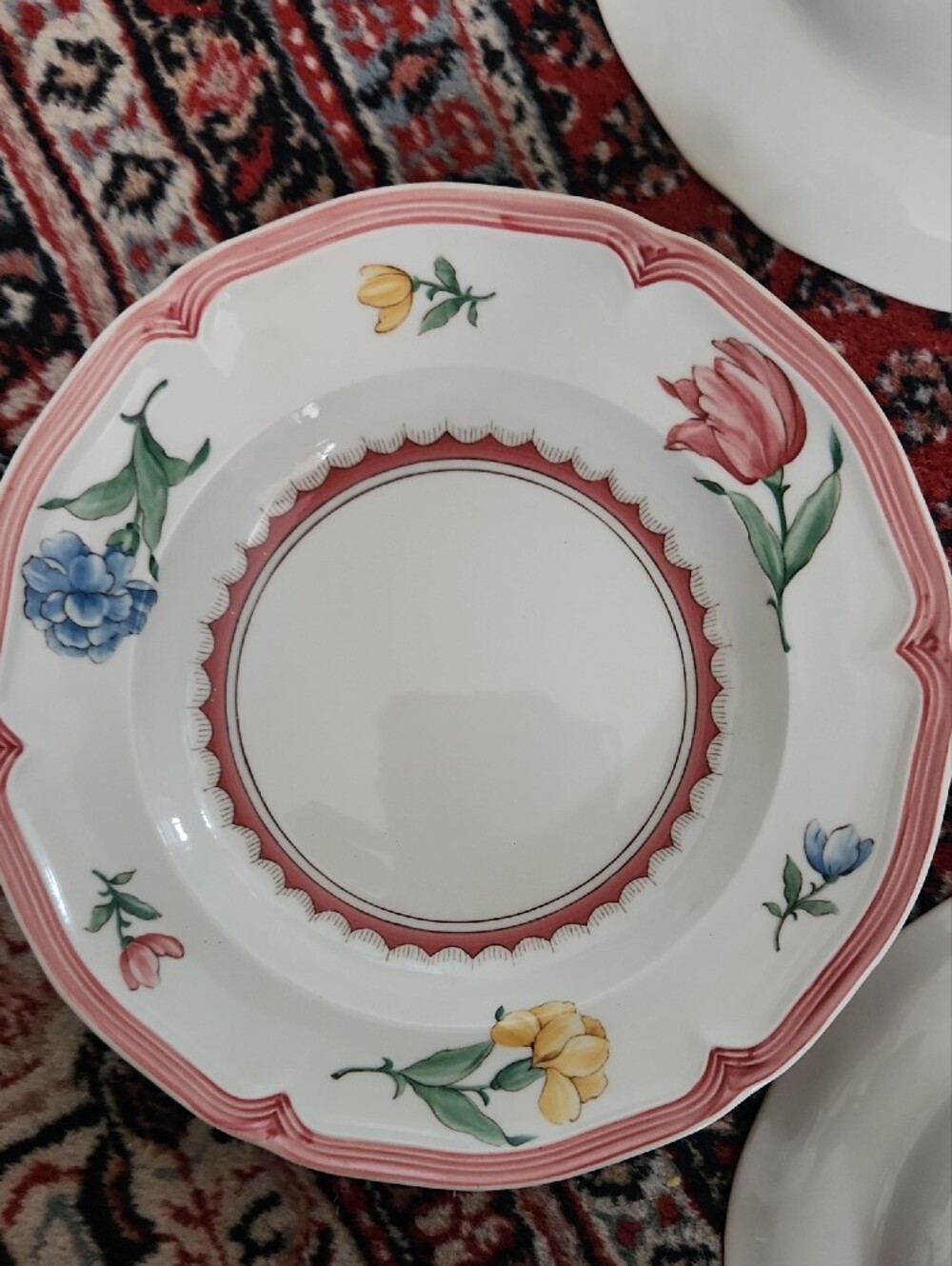 Villeroy & Boch Jardin D'alsace Auberge And Fleur Dinner Bowls - Picture 4 of 8